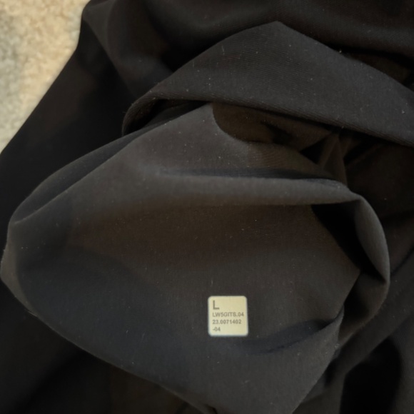 Lululemon Women’s Stretch High-Rise Straight-Leg Pants Black Size Large Trousers - Picture 4 of 6